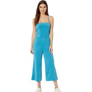 Juicy Couture Blue Microterry Tank Jumpsuit